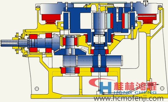 立磨 立磨減速機 立磨減速機結構圖